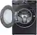 Alt View 19. Samsung - 5.0 Cu. Ft. High-Efficiency Stackable Smart Front Load Washer with Steam and Super Speed Wash - Brushed Black.