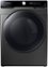 Samsung - 7.5 cu. ft. Smart Dial Electric Dryer with Super Speed Dry - Brushed black