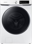 Front Zoom. Samsung - 4.5 Cu. Ft. High-Efficiency Stackable Smart Front Load Washer with Steam and AI Smart Dial - White.