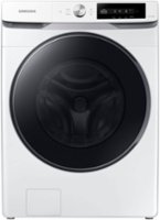 Samsung - 4.5 Cu. Ft. High-Efficiency Stackable Smart Front Load Washer with Steam and AI Smart Dial - White - Front_Zoom
