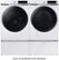 Alt View Zoom 16. Samsung - 4.5 Cu. Ft. High-Efficiency Stackable Smart Front Load Washer with Steam and AI Smart Dial - White.