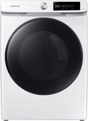 Samsung - 7.5 cu. ft. Smart Dial Electric Dryer with Super Speed Dry - White