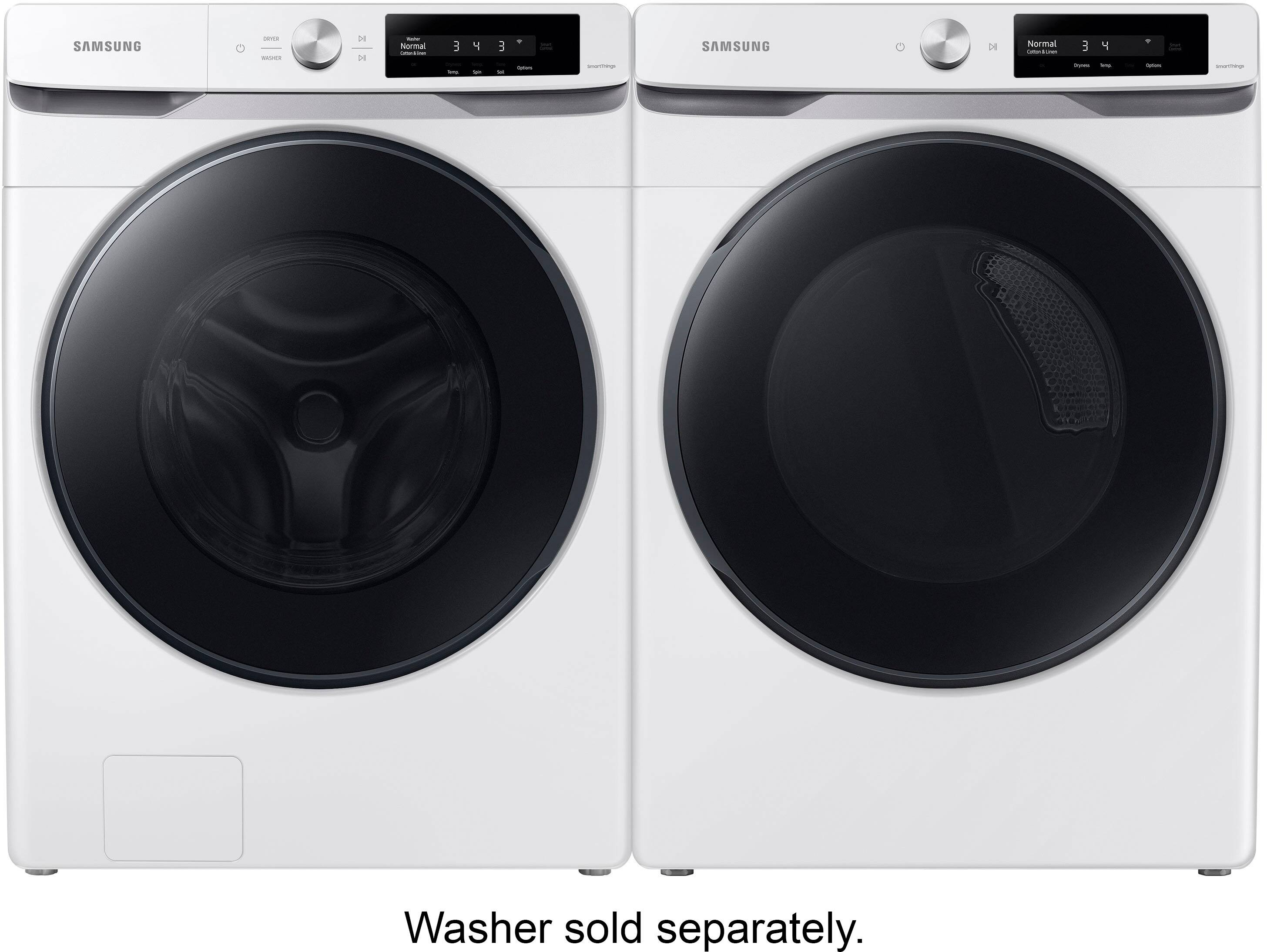 Best Buy Samsung 7.5 cu. ft. Smart Dial Electric Dryer with Super