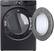 Alt View 18. Samsung - 7.5 cu. ft. Smart Electric Dryer with Steam Sanitize+ - Brushed Black.