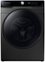 Samsung - 4.5 cu. ft. Large Capacity Smart Dial Front Load Washer with Super Speed Wash - Brushed black