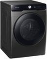 Alt View Zoom 12. Samsung - 4.5 Cu. Ft. High-Efficiency Stackable Smart Front Load Washer with Steam and AI Smart Dial - Brushed Black.