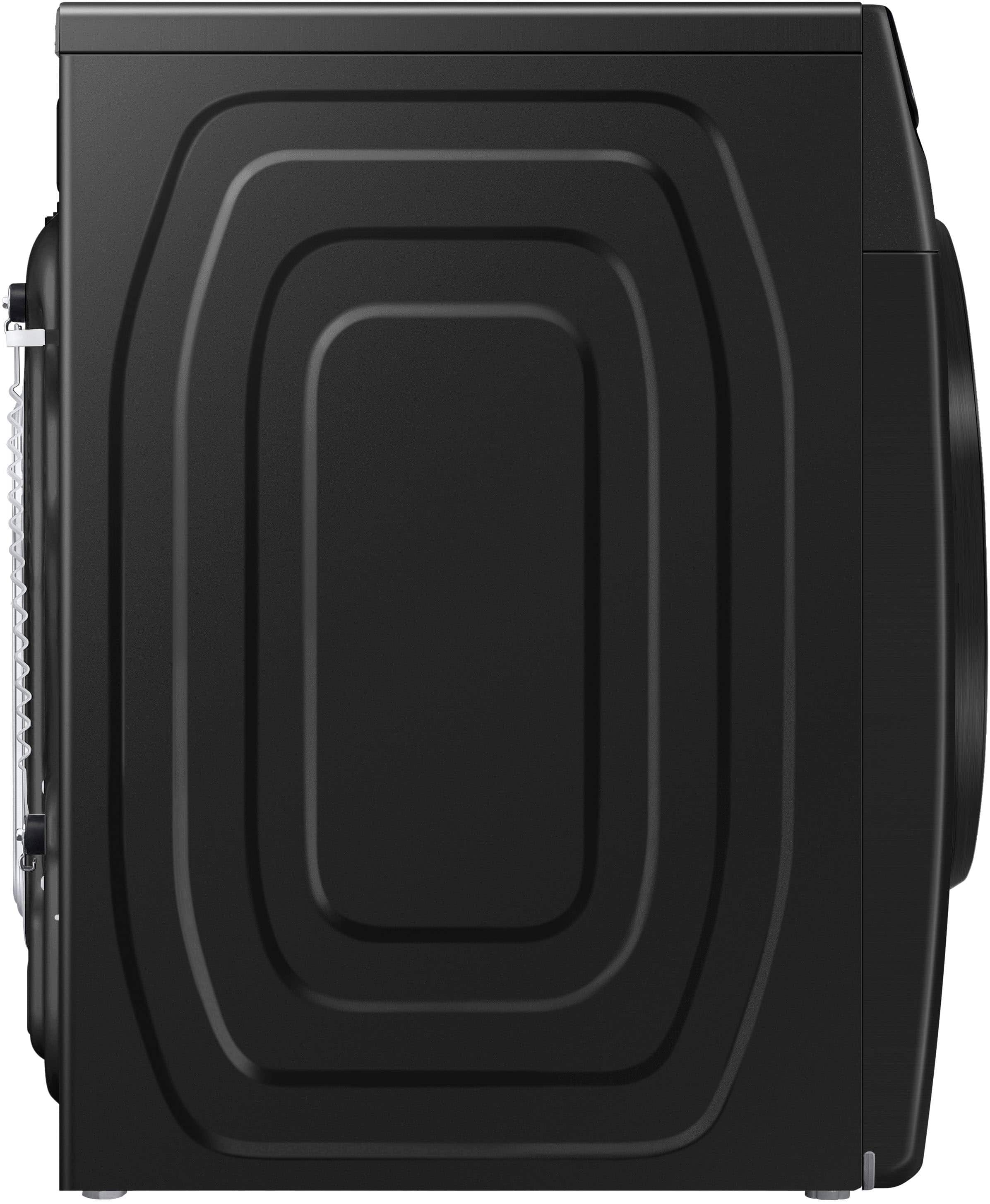 Alt View 20. Samsung - 4.5 Cu. Ft. High-Efficiency Stackable Smart Front Load Washer with Steam and AI Smart Dial - Brushed Black.