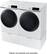Alt View 21. Samsung - 7.5 Cu. Ft. Stackable Smart Gas Dryer with Steam and AI Smart Dial - White.