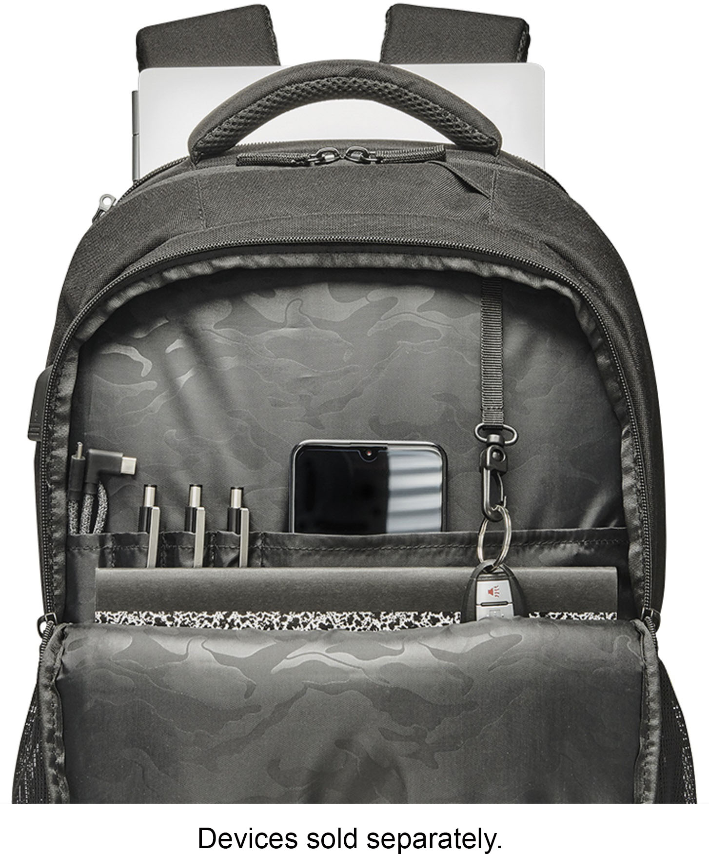 Solo New York Re:Define Recycled Backpack Black UBN708-4