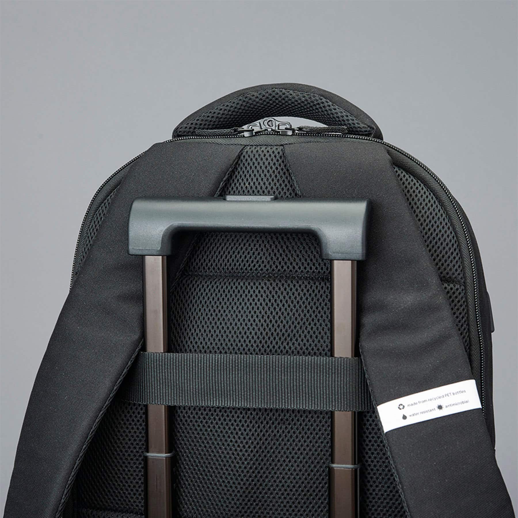Alt View 27. Solo New York - Re:Define Recycled Backpack - Black.