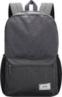 Solo - Re:Solve Recycled Backpack - Black/Grey - Front_Zoom
