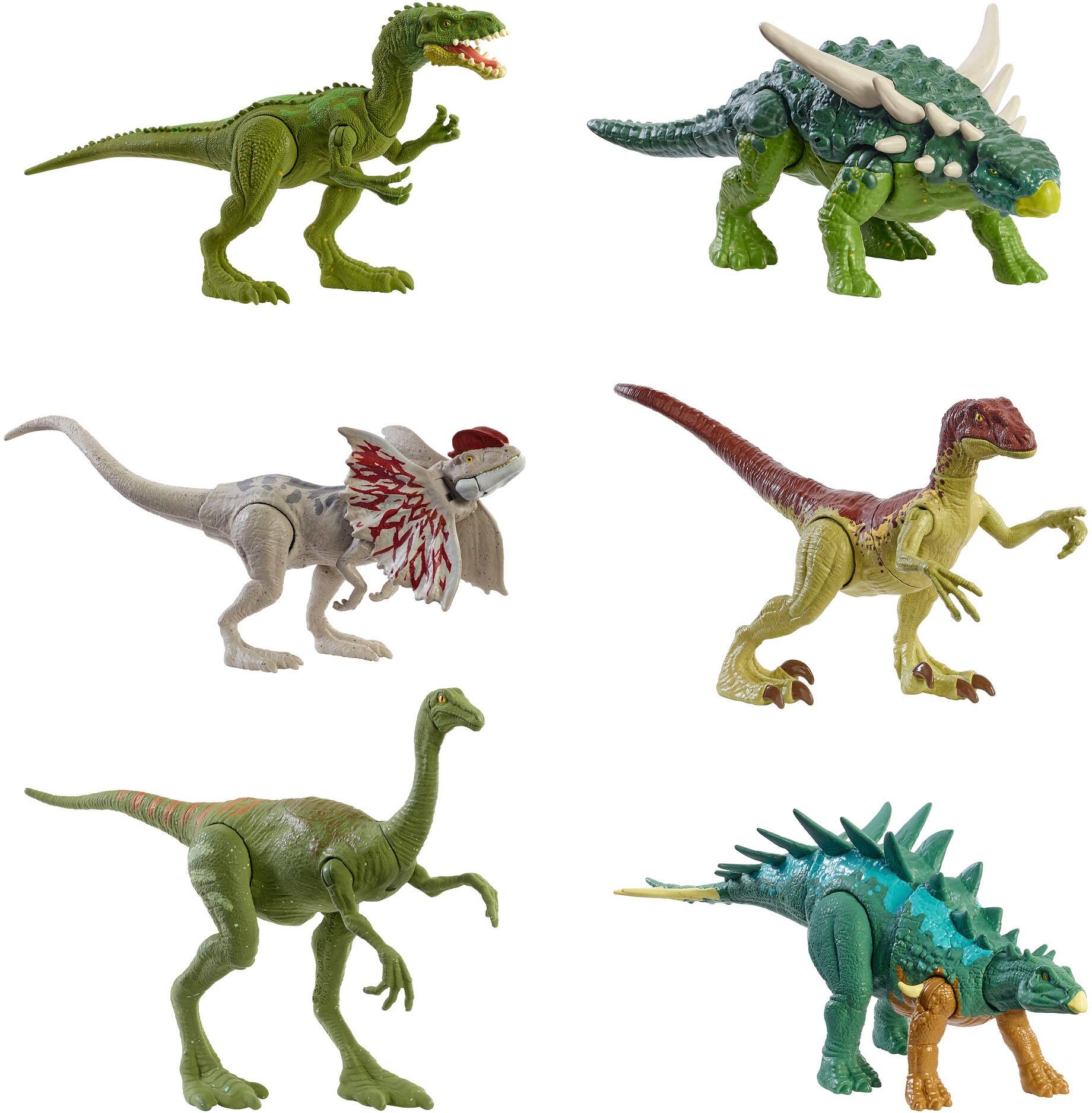 jurassic world fierce force dilophosaurus figure