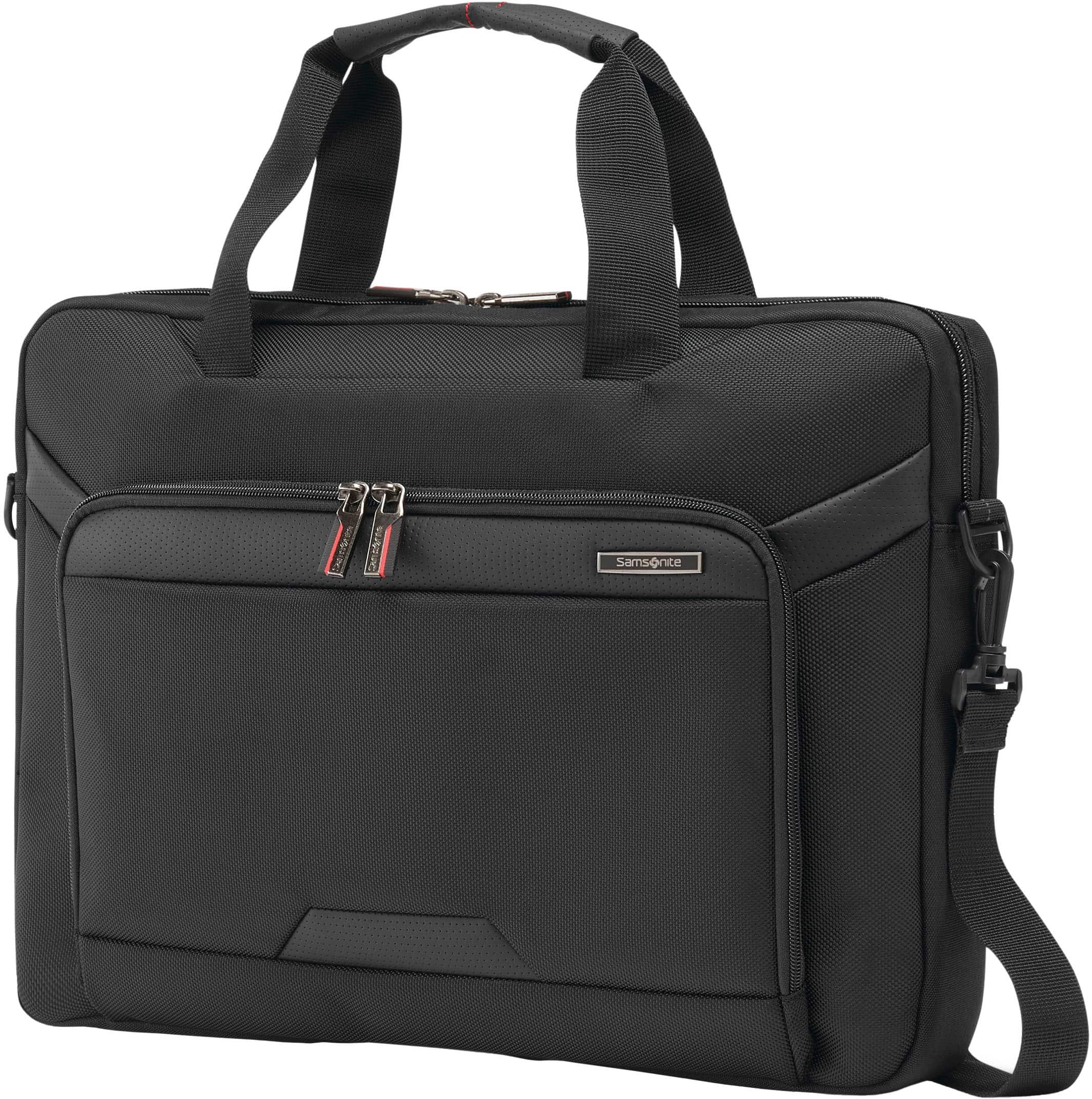 Angle. Samsonite - Slim Brief for 17.3" Laptop Laser Pro 2 - Black.