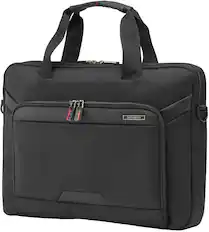 Front. Samsonite - Slim Brief for 17.3" Laptop Laser Pro 2 - Black.