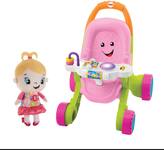 Best Buy Fisher Price Laugh Learn Stroll and Learn Walker and Doll FVW39