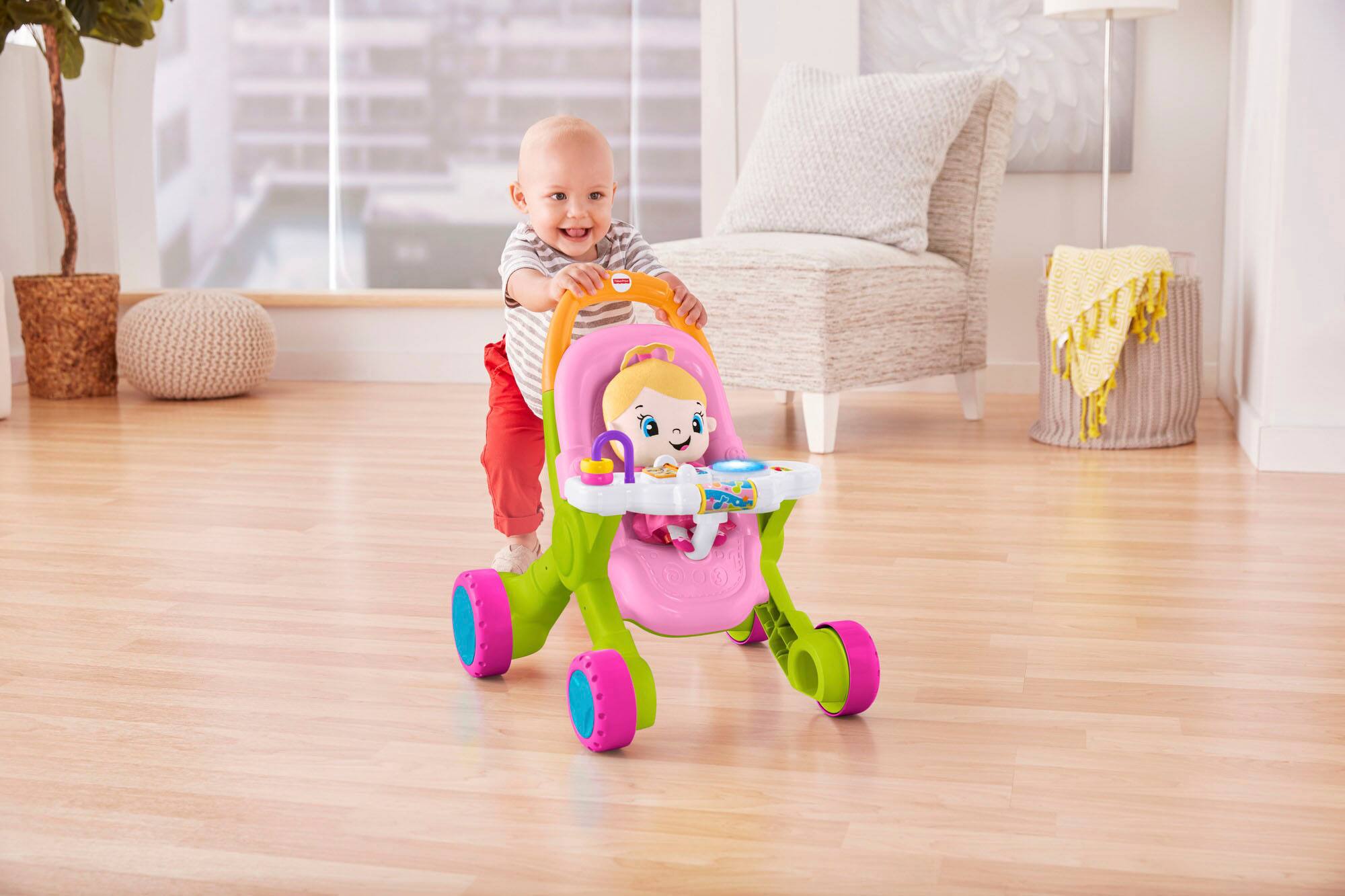 Fisher price stroll and deals learn walker