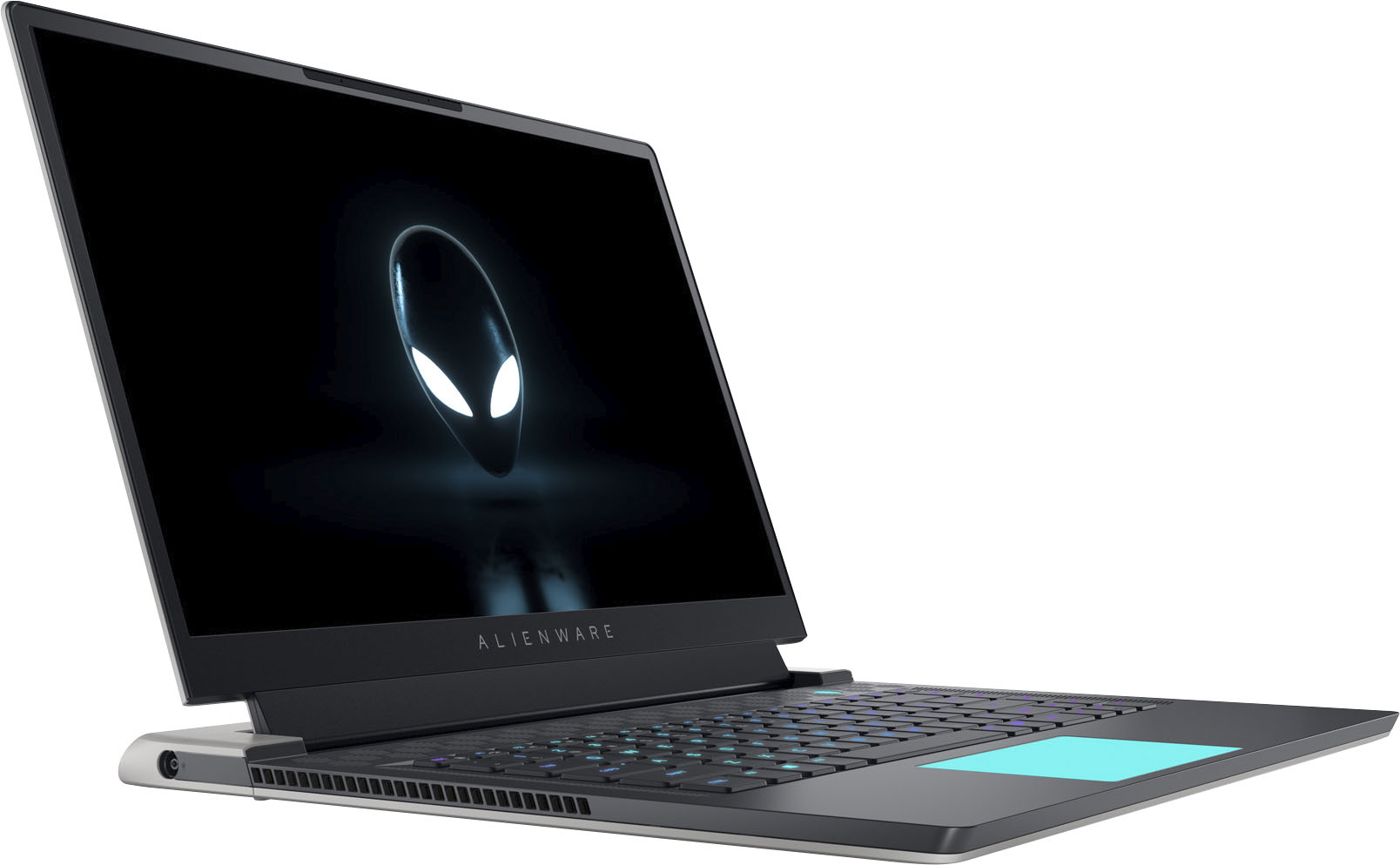 Angle View: Alienware - x15 R1 - 15.6" FHD Gaming Laptop - Intel Core i7 - 32GB Memory - NVIDIA GeForce RTX 3080 - 1TB SSD - White