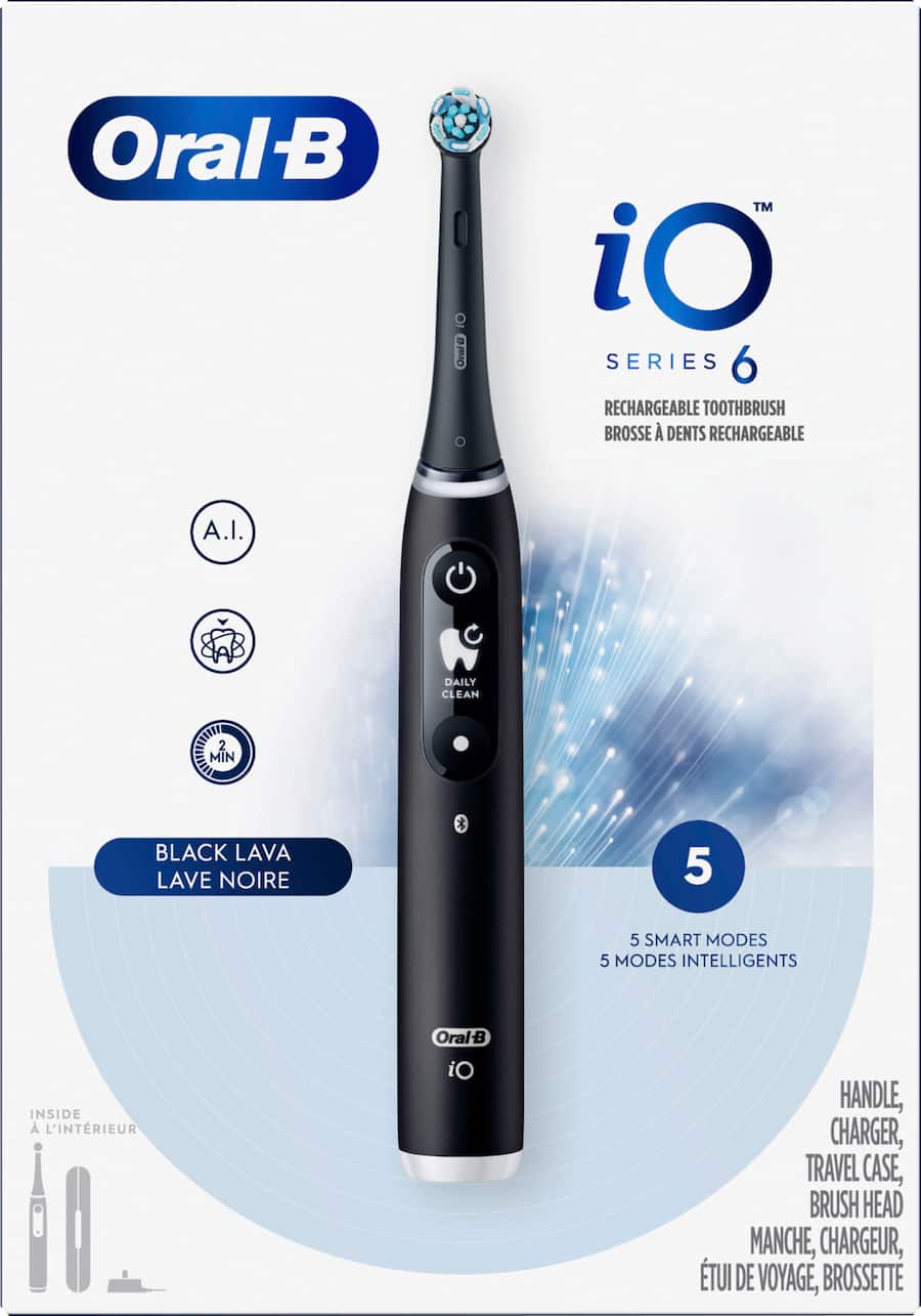 Oral B iO Series 6 Electric Toothbrush with Replacement Brush Head Oral B iO Series 6 Electric Toothbrush with Replacement Brush Head