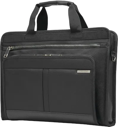 Front. Samsonite - Brief for 15.6" Laptop Professional Grade 2 - Black.