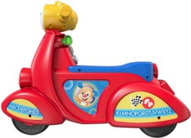 Fisher-Price - Laugh & Learn Smart Stages Scooter - Red/Blue - Front_Zoom