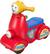 Left. Fisher-Price - Laugh & Learn Smart Stages Scooter - Red/Blue.