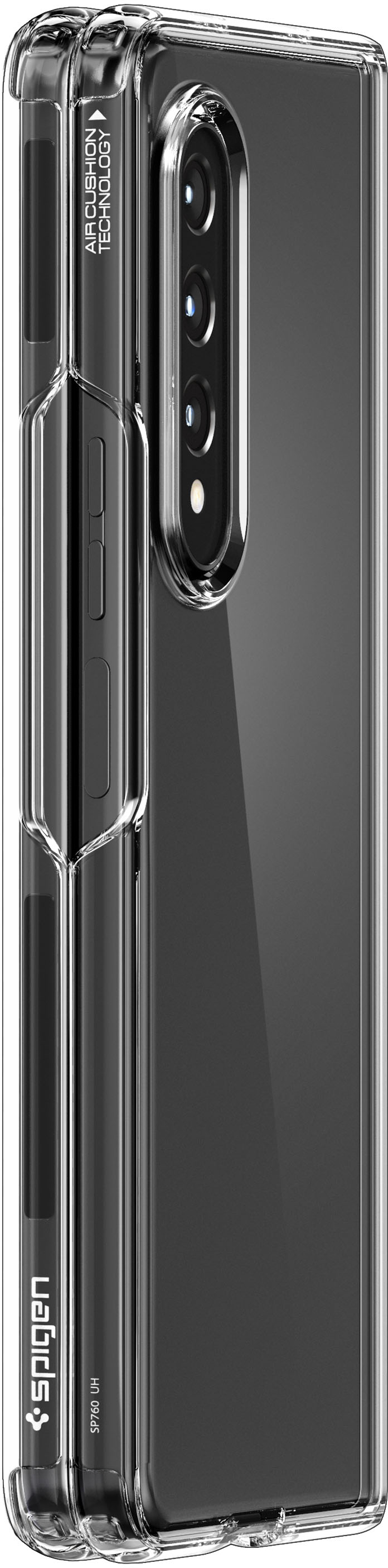 LV Bape Samsung Galaxy Z Fold 3 5G Clear Case