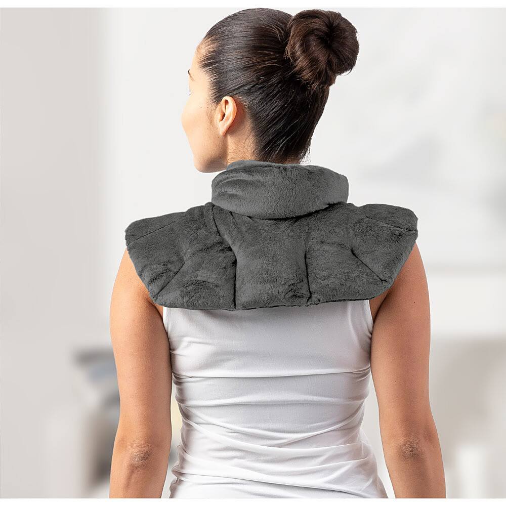 Alt View 13. Sharper Image - Neck and Shoulder Massage Body Wrap - Gray.