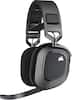 Front. CORSAIR - HS80 RGB Wireless Gaming Headset for PC, Mac, PS5, PS4 - Carbon.