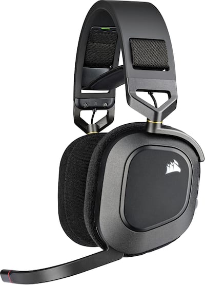 CORSAIR HS80 RGB Wireless Gaming Headset for PC, Mac, PS5, PS4 CORSAIR HS80 RGB Wireless Gaming Headset for PC, Mac, PS5, PS4