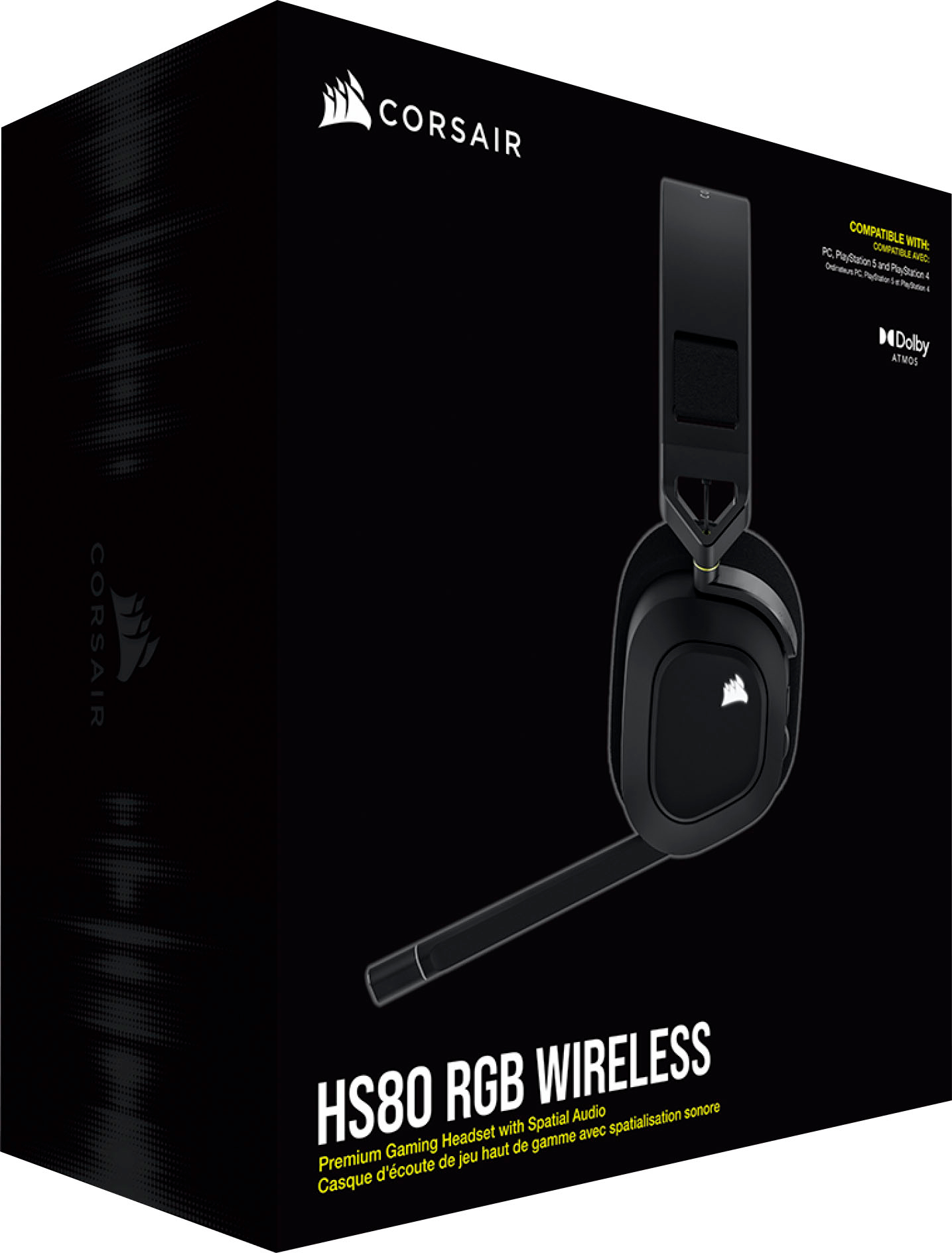 CORSAIR HS80 RGB Wireless Gaming Headset for PC, Mac, PS5, PS4 Carbon  CA-9011235-NA - Best Buy | Over-Ear-Kopfhörer