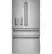Alt View 38. Café - 22.3 Cu. Ft. 4-Door French Door Counter-Depth Smart Refrigerator, Customizable - Stainless Steel.
