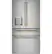 Alt View 40. Café - 22.3 Cu. Ft. 4-Door French Door Counter-Depth Smart Refrigerator, Customizable - Stainless Steel.