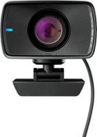 Elgato - Facecam Full HD 1080 Webcam for Video Conferencing, Gaming, and Streaming - Black - Front_Zoom