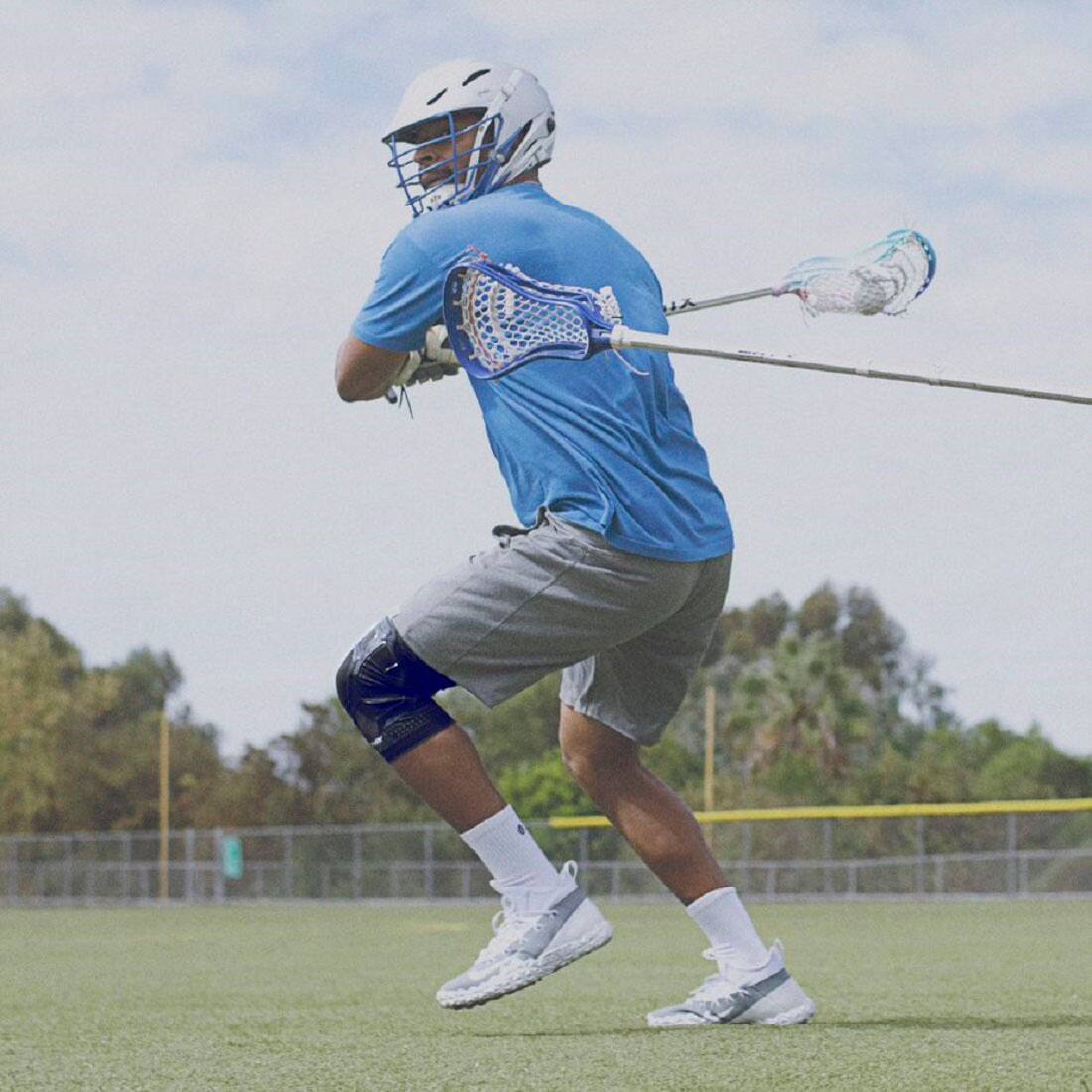 Angle. DJO - DonJoy TRIZONE Knee Brace Large - Left - BLACK.