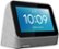 Alt View Zoom 16. Lenovo - Smart Clock (2nd Gen) 4" Smart Display with Google Assistant and Wireless Charging Dock - Heather Grey.