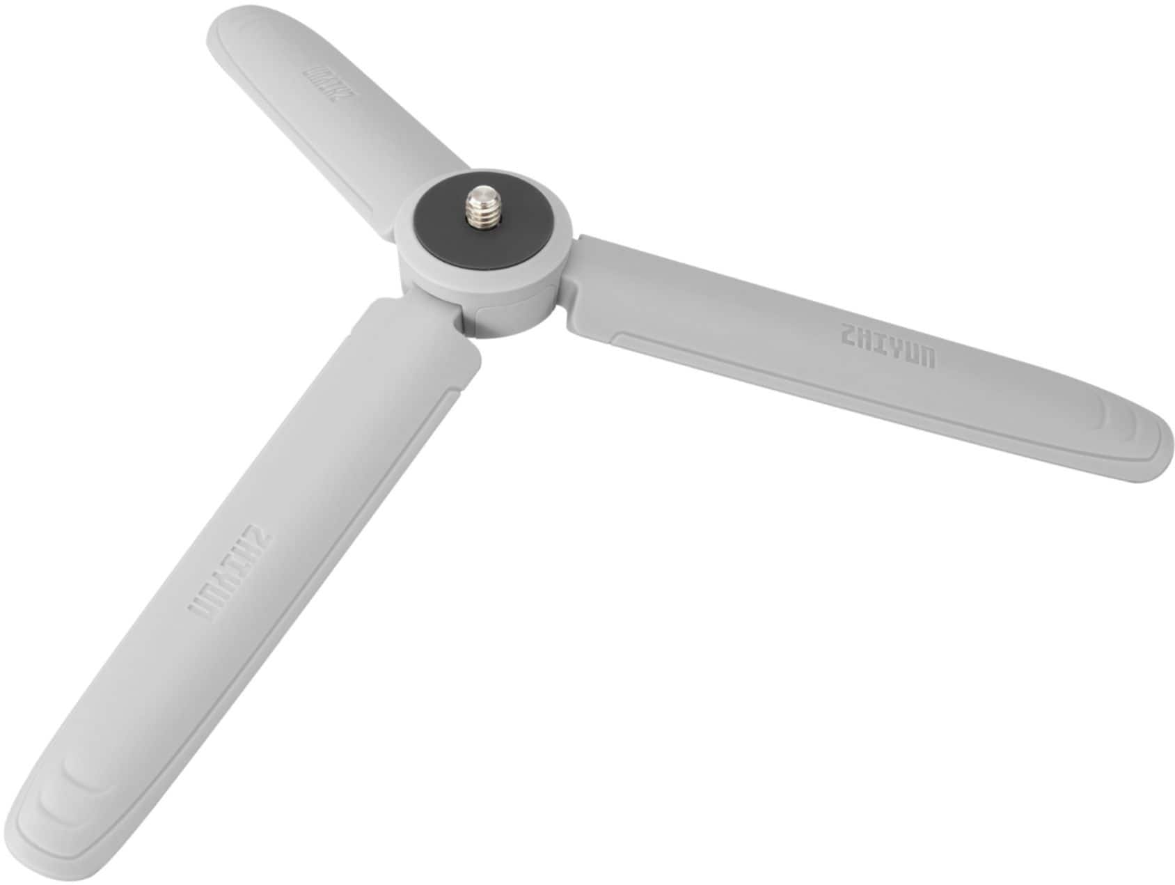 Alt View 21. Zhiyun - Smooth Q3 Folding 3-Axis Gimbal Stabilizer for Smartphones with Built-in LED Video Light and Detachable Tri-pod Stand - Gray.