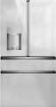 Café - 36 in. Wide 22.3 Cu. Ft. 4-Door French-Door Counter-Depth Smart Refrigerator - Platinum Glass