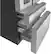 Alt View 13. Café - 22.3 Cu. Ft. Counter-Depth 4-Door French-Door Refrigerator - Platinum Glass.