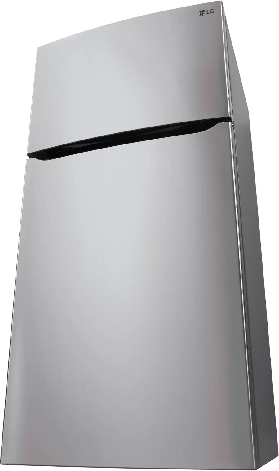 Alt View 13. LG - 23.8 Cu. Ft. Top Freezer Refrigerator with Internal Water Dispenser - Stainless Steel.