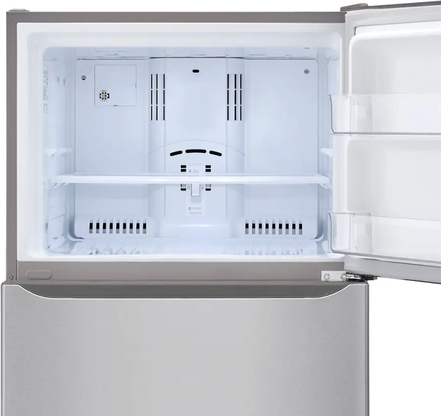 Alt View 20. LG - 23.8 Cu. Ft. Top Freezer Refrigerator with Internal Water Dispenser - Stainless Steel.