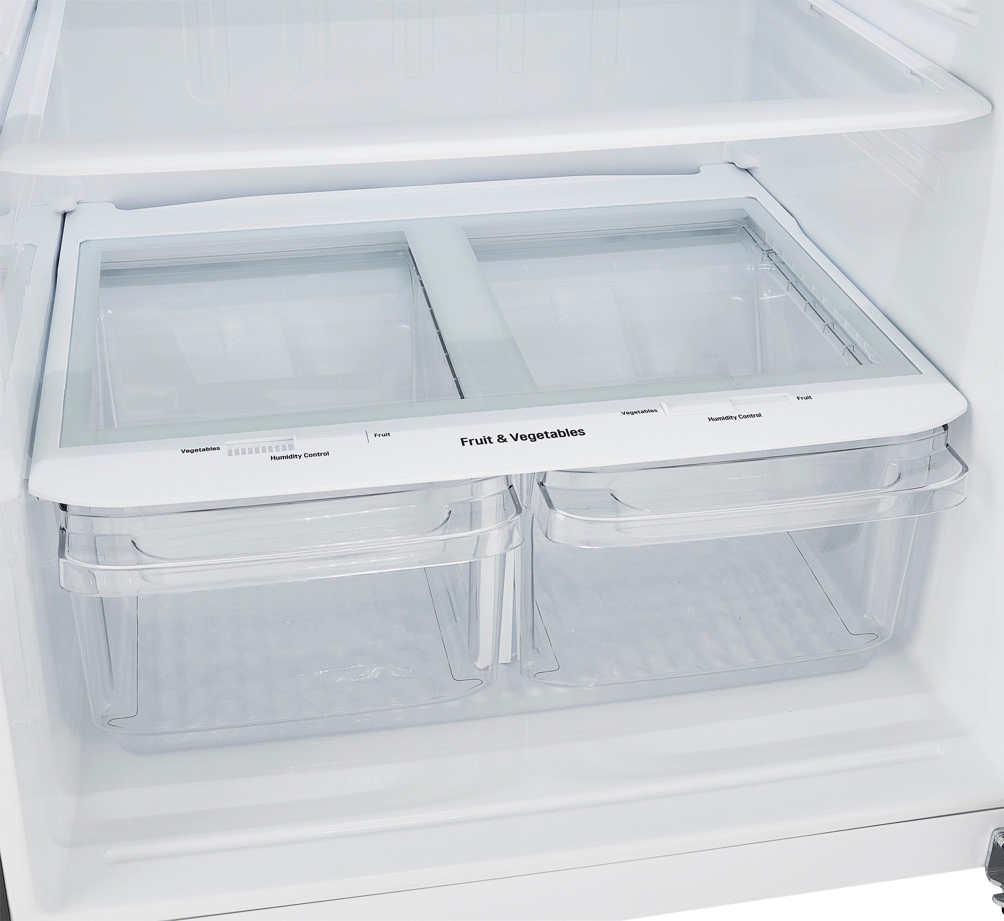 Alt View 27. LG - 23.8 Cu. Ft. Top Freezer Refrigerator with Internal Water Dispenser - Stainless Steel.