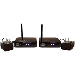 BIC America - 4-Channel Wireless Audio Transmitter/Receiver System - Black - Front_Zoom