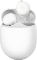 Google - Geek Squad Certified Refurbished Pixel Buds A-Series True Wireless In-Ear Headphones - White - Front_Zoom