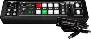 Roland - Video Switcher with Encoder - Black - Front_Zoom