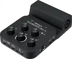 Front. Roland - GO:MIXER PRO-X Powered Mixer - Black.