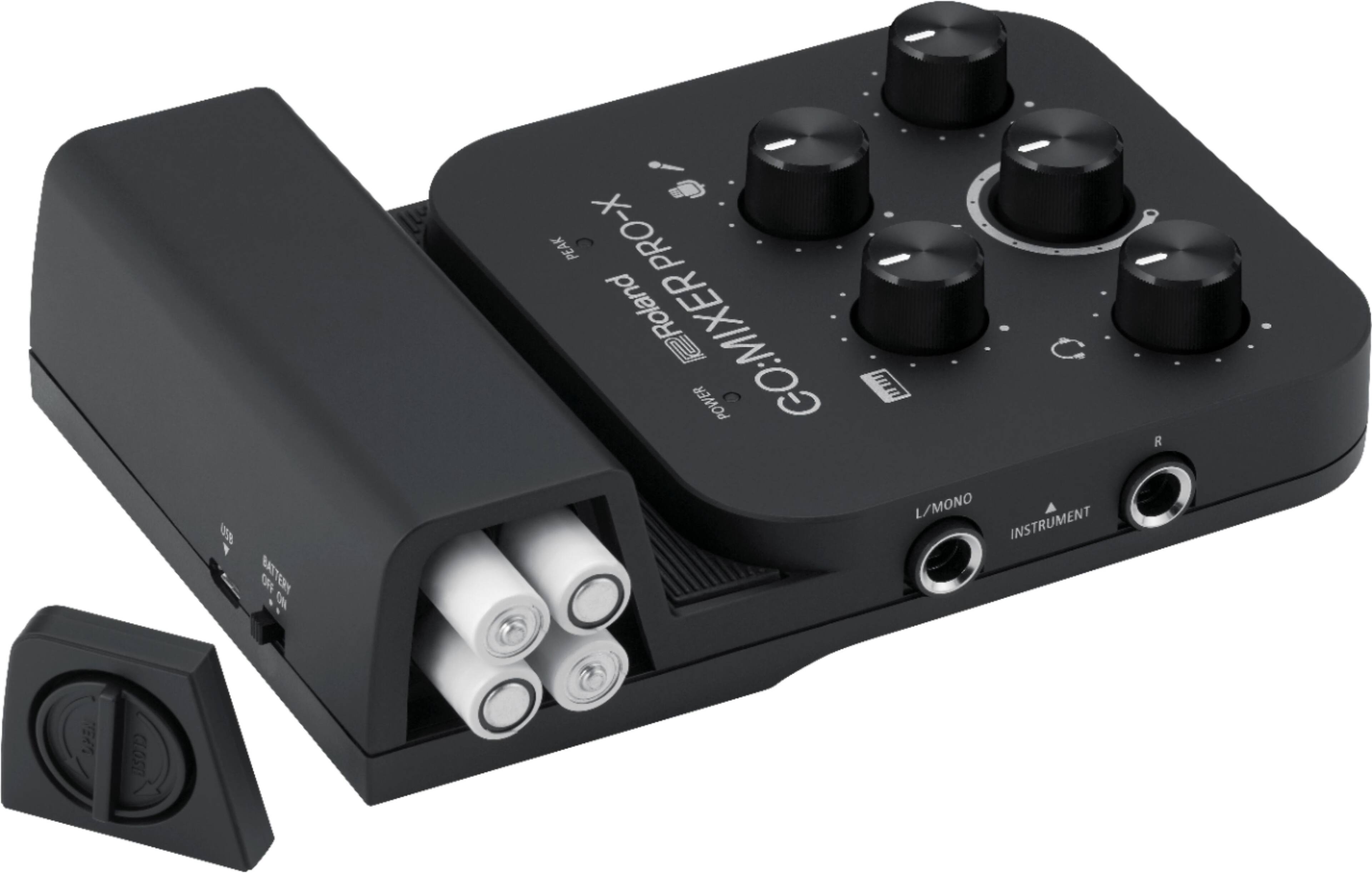 Left. Roland - GO:MIXER PRO-X Powered Mixer - Black.