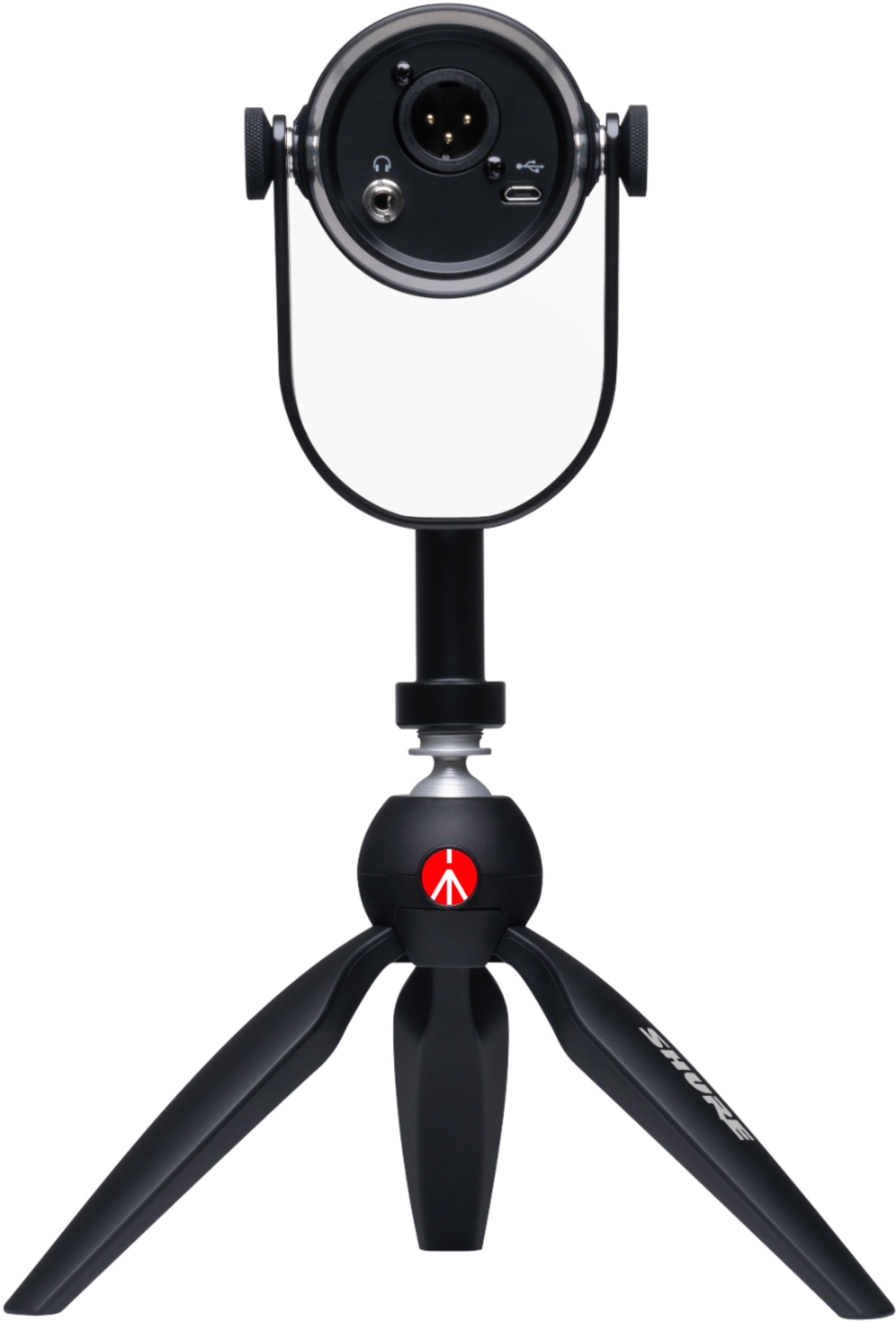 Shure MV7-K Podcast Microphone USB / XLR hybrid Dynamic Microphone with  Voice Isolation Technology Black
