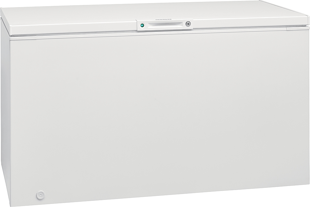 Angle View: GE - 15.7 Cu. Ft. Chest Freezer - White