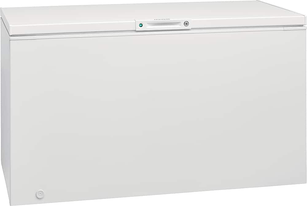 Angle. Frigidaire - 14.8 Cu. Ft. Chest Freezer - White.