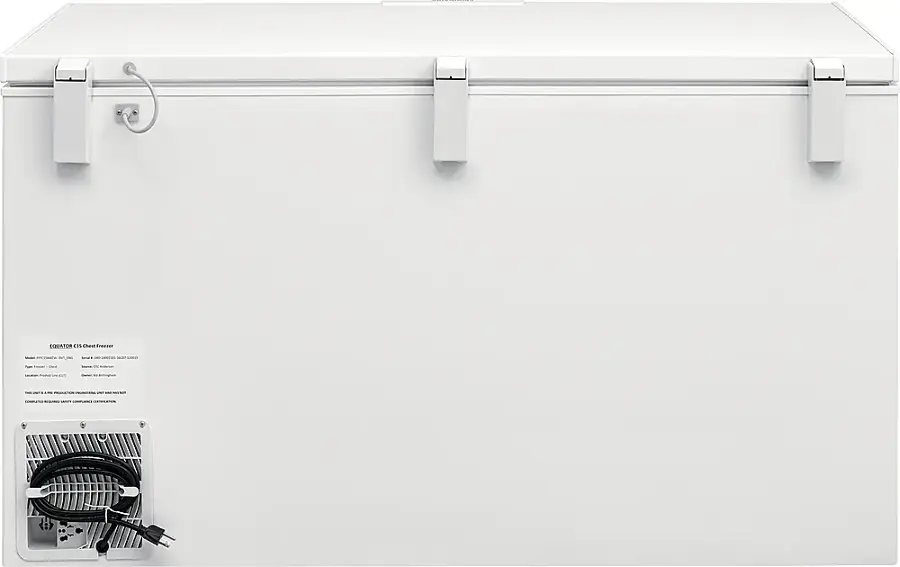 Alt View 18. Frigidaire - 14.8 Cu. Ft. Chest Freezer - White.